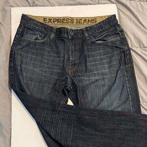 Express Men's Midnight Blue Slim Jeans 34X32